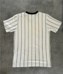 SUPREME PINSTRIPE SOCCER TEE (M)