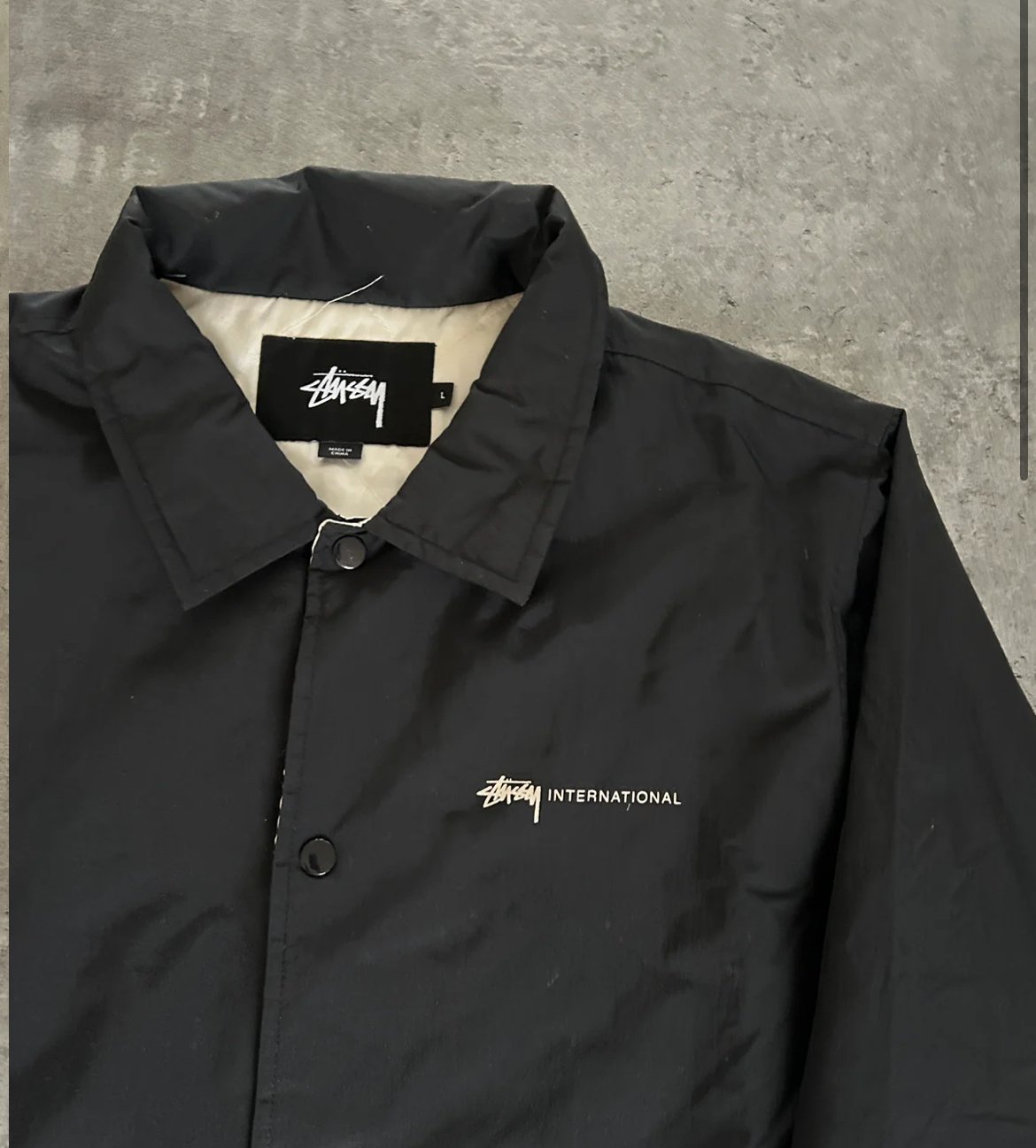 STÜSSY INTERNATIONAL COACH JACKET (L)