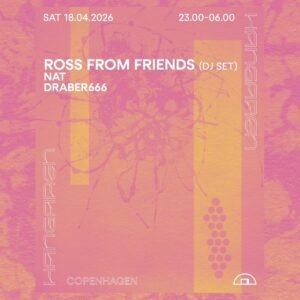 Ross From Friends (DJ set), NAT, DRABER666 22 Ross From Friends (DJ set), NAT, DRABER666